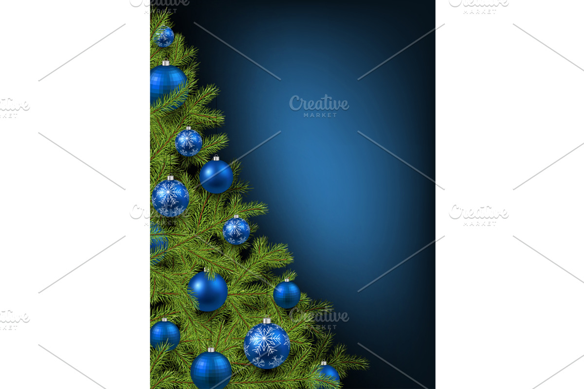Big blue Christmas and New Year set, a Decorative Illustration by Vjom (Photo 18 of 21)