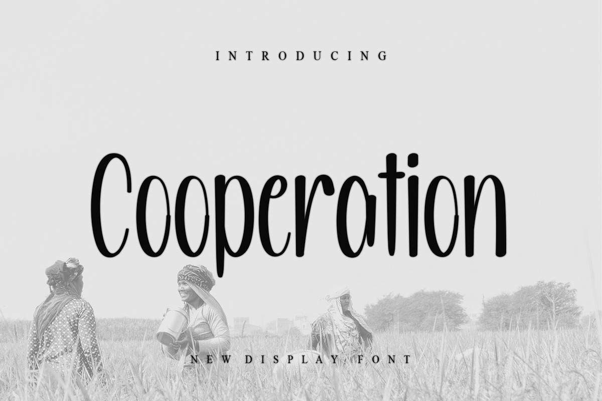 Cooperation, a Handwritten Font by InermediaSTUDIO (Photo 1 of 6)