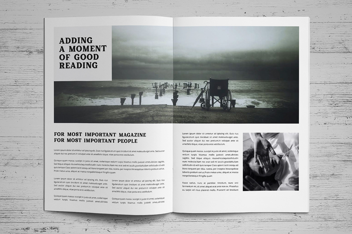 Magazine Indesign Template, a Magazine Template by SamiSimply7 (Photo 7 of 12)