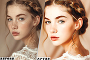 Cleatn Cartoon Retouch Photoshop, an Action Add-On by one-touch (Thumbnail 7 of 9)