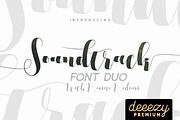 Soundtrack Font Duo, a Script Font by Deeezy (Thumbnail 1 of 7)