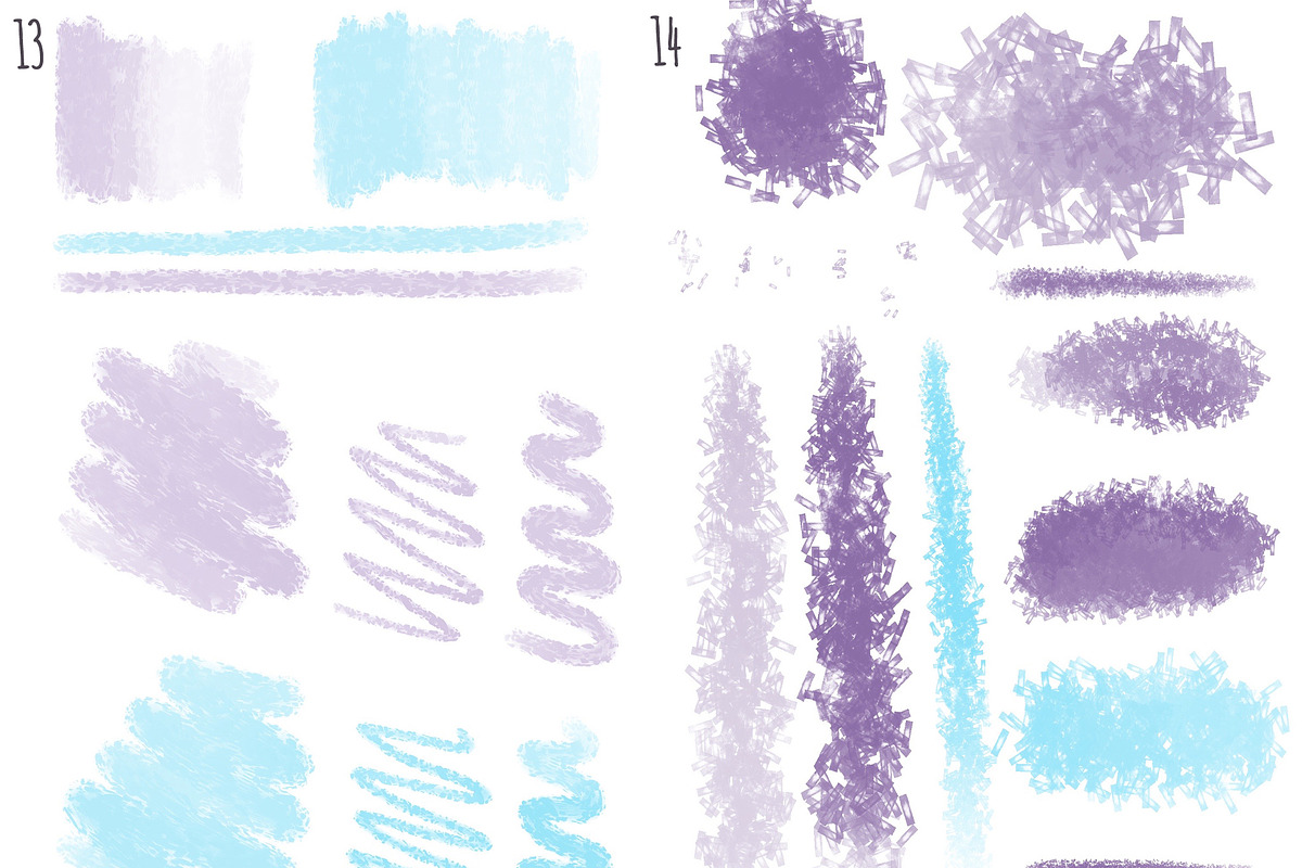 Procreate Coloring Brushes, a Brush Add-On by NViolet (Photo 5 of 6)