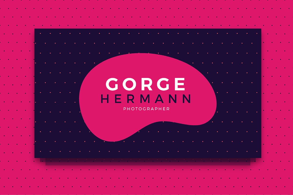 Gorge Hermann Business Card Template, a Business Card Template by D | S Creative Design (Photo 1 of 4)