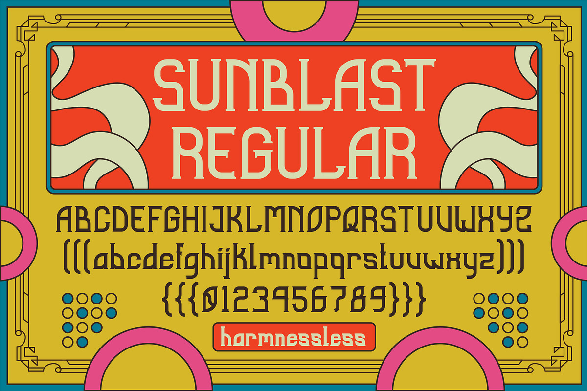 Sunblast Display Typeface preview 6