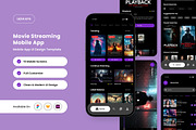 Movique – Movie Streaming App Design, an App Template by twinstd (Thumbnail 1 of 5)
