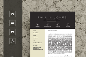 Professional Resume Template / CV Te