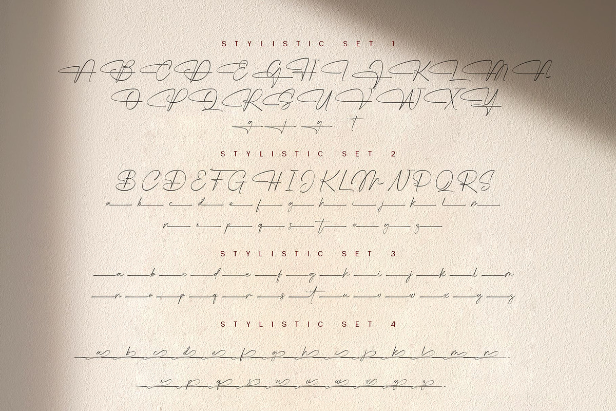 Mrattoos Signature Script Font, a Script Font by alit design (Photo 7 of 15)