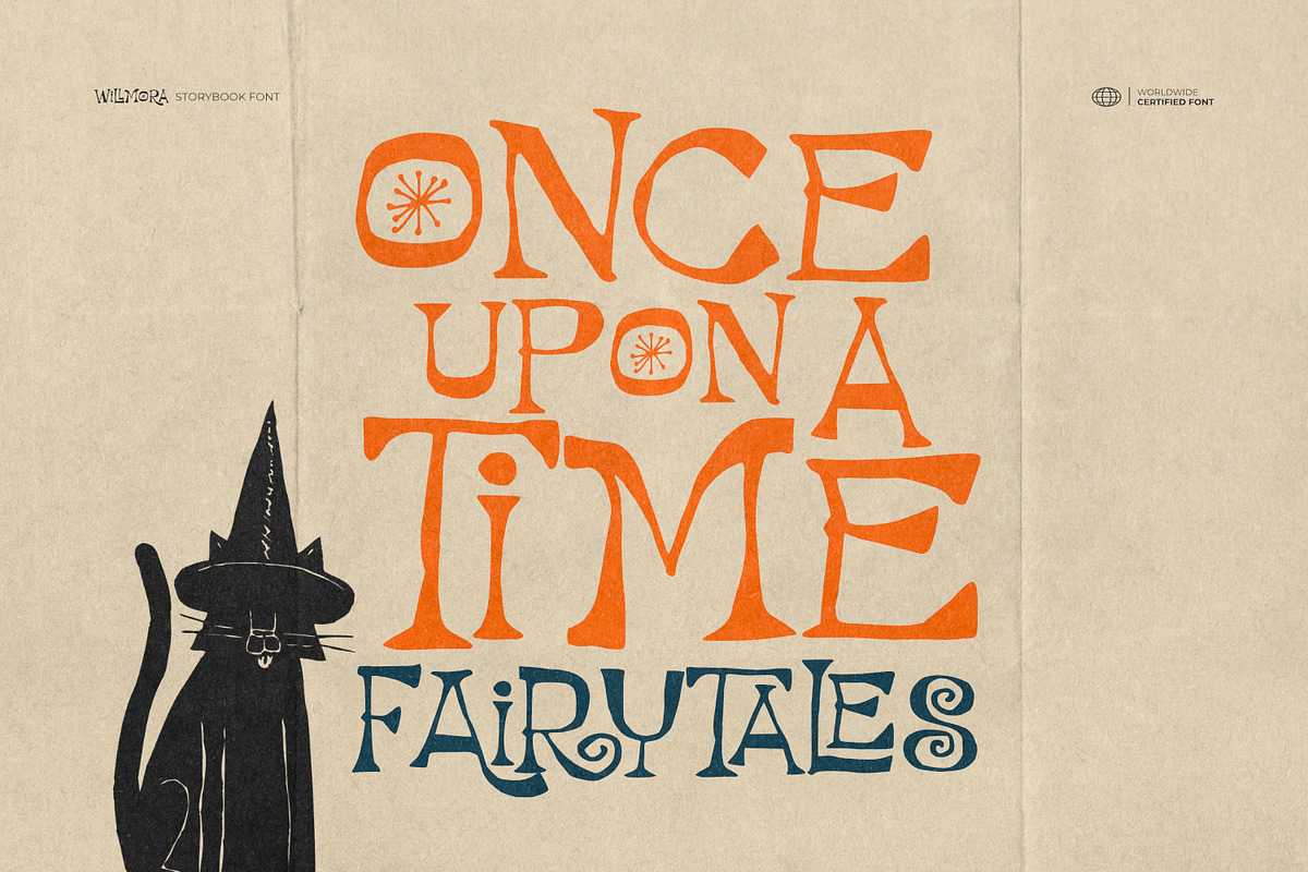 Willmora - Storybook Font, a Serif Font by ikiiko (Photo 2 of 7)