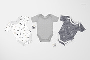 Baby Onesie Mockup Set, an Apparel Mockup by creatsy5 (Thumbnail 6 of 9)