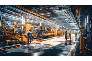 warehouse floor industrial, an Industrial Photo by pikepicture