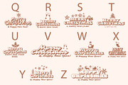 Christmas Dingbats Font, a Symbol Font by Minimalartstudio (Thumbnail 3 of 3)