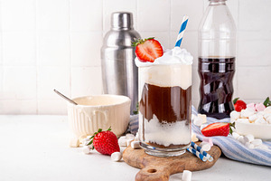 Viral Marshmallow Cola, Fluffy Coke cocktail, a Food & Drink Photo by Rimma