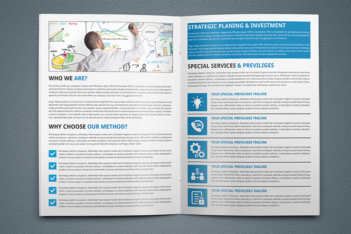 InDesign-Corporate Bi-Fold Brochure, a Brochure Template by Design_Fx (Photo 2 of 4)