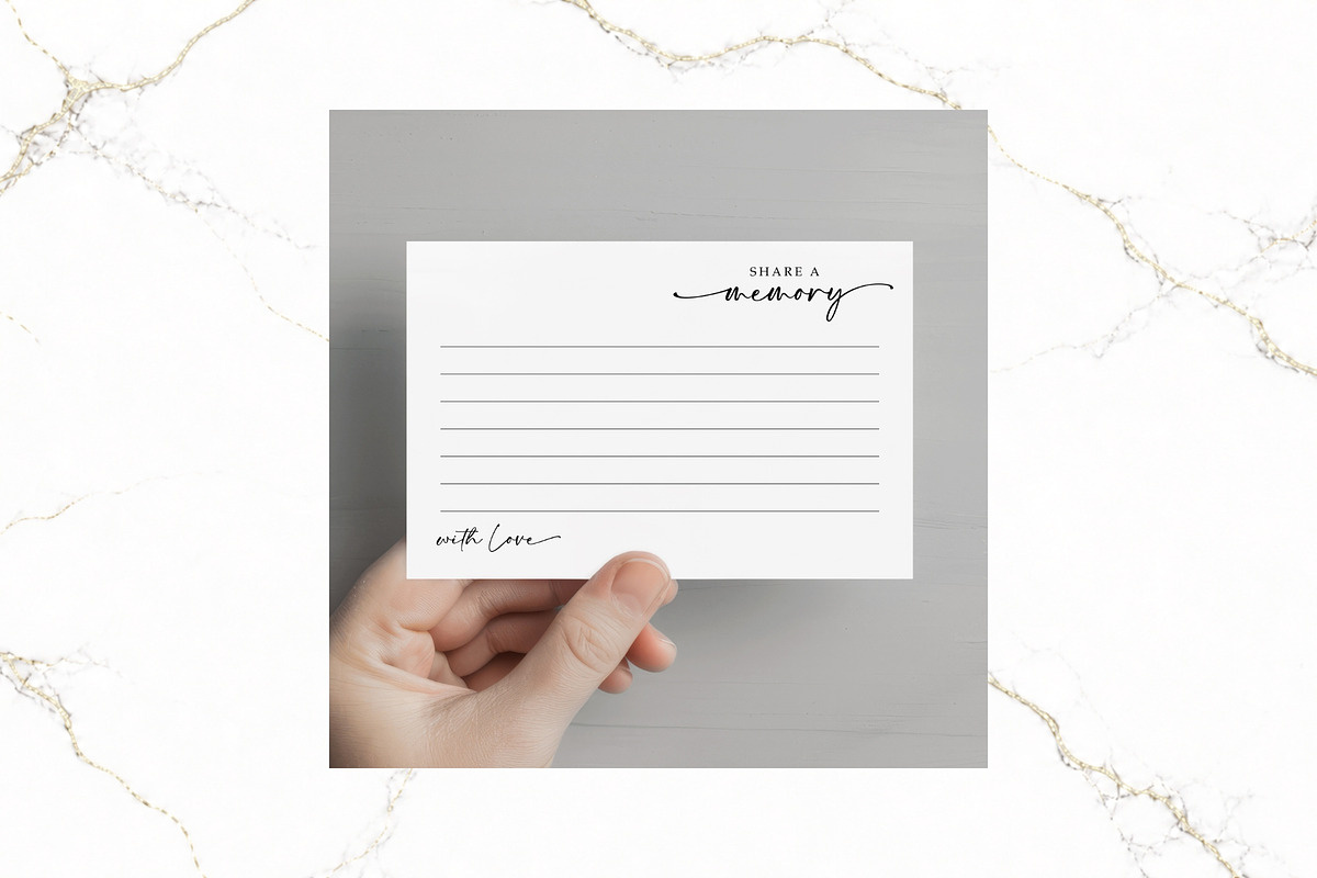 Share a Memory Sign & Card CV FR004, a Stationery Template by TyphoonStudio (Photo 4 of 7)