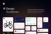 Gowez - Cycling Tracker App UI Kit, an UI Kit Template by Rafiq | YDN (Thumbnail 3 of 6)