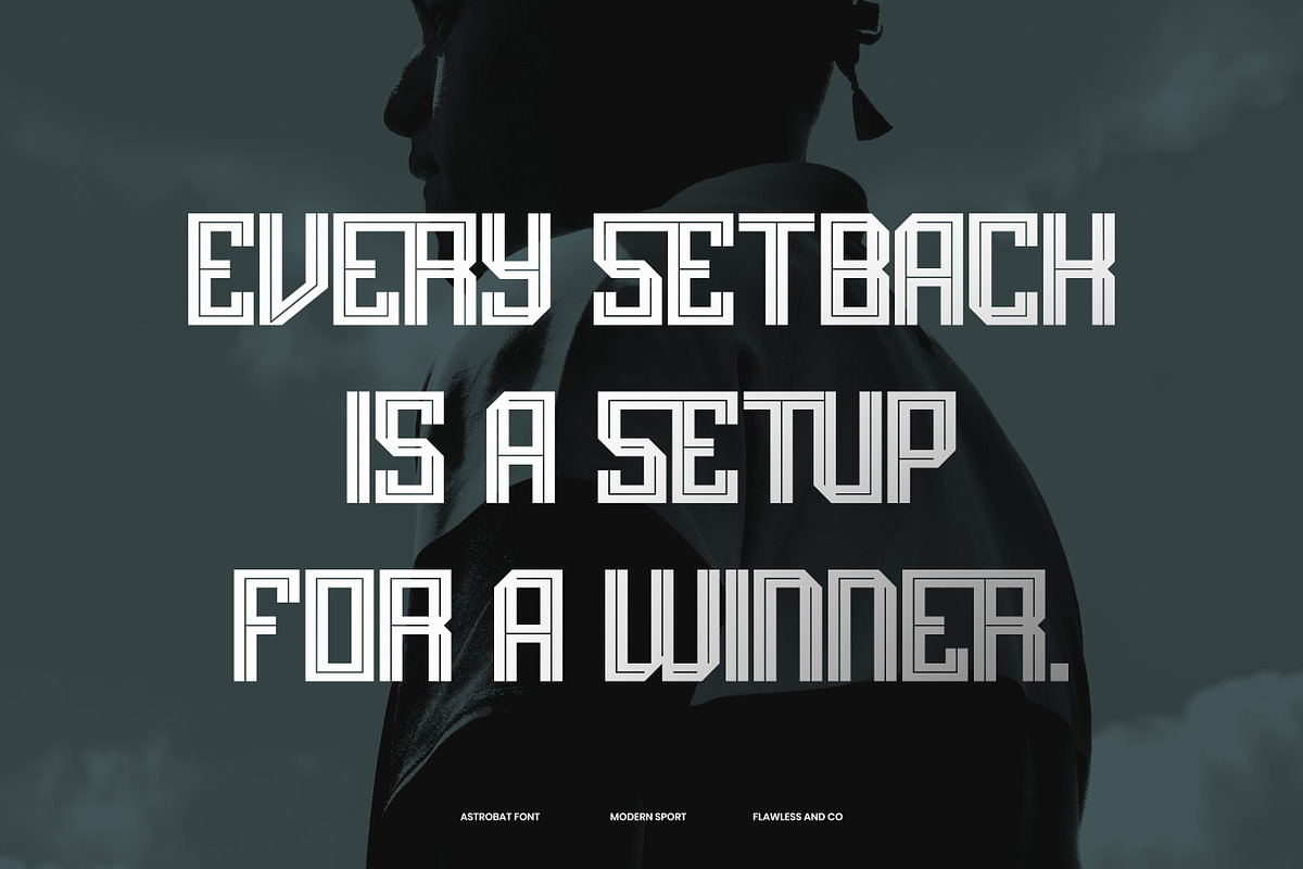 Astrobat - Sport Display Font, a Font by Flawless And Co (Photo 6 of 10)