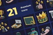 Reward & Success 3D Icons, a Graphic by Dope Design (Thumbnail 7 of 8)
