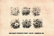 110 + Flowers Stamps for Procreate, a Brushes & More by Torus1 (Thumbnail 6 of 8)