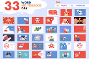 no tobacco day background 33 set, an Education Illustration by foxndeer (Thumbnail 1 of 5)