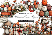 Whimsical Easter Clipart, an Illustration by Black Bird Studio (Thumbnail 1 of 5)