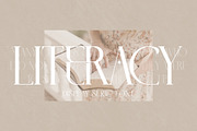 LITERACY Modern and Stylish Serif, a Serif Font by Storytype Studio (Thumbnail 1 of 15)