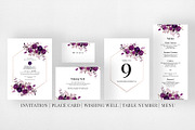 Burgundy Wedding Invitation Suite, an Invitation Template by Azka Creative (Thumbnail 5 of 5)