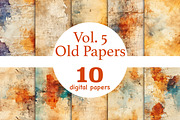 Old Paper Textures Grunge Background, a Pattern Graphic by GlamArtZhanna (Thumbnail 1 of 3)