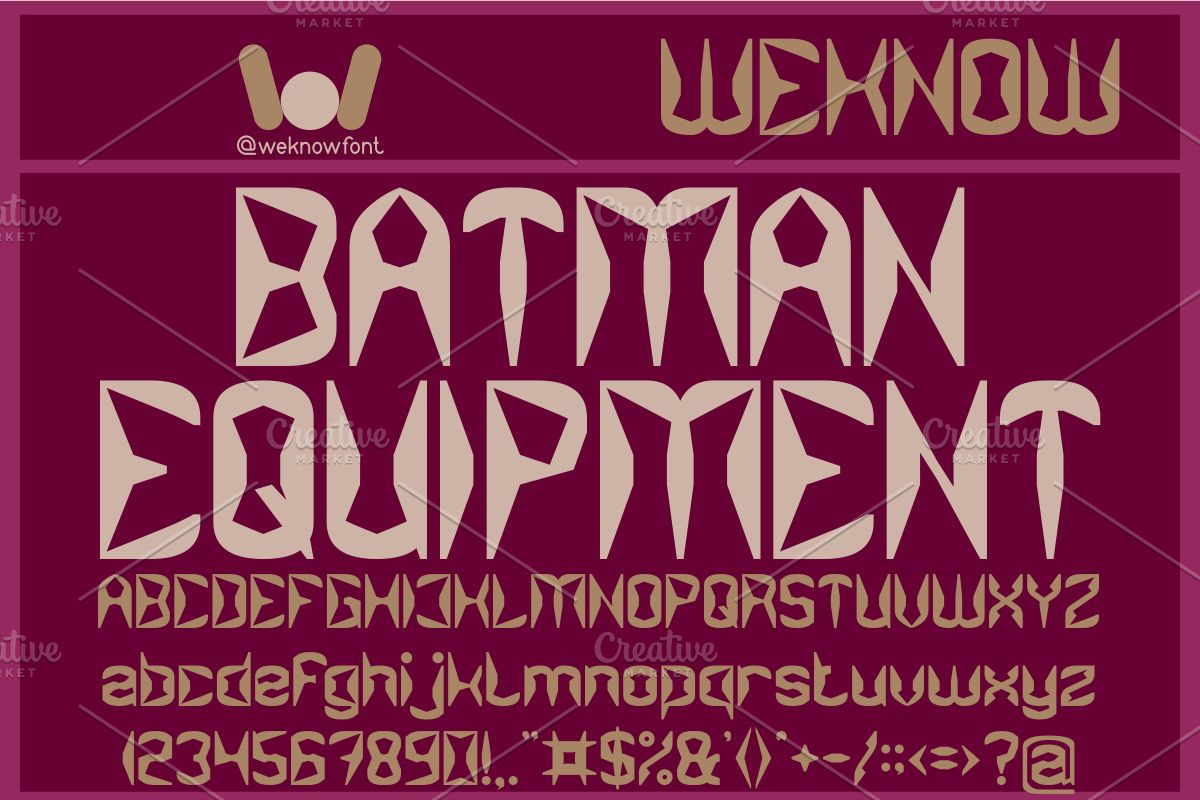 Rough and Raw font, a Font by weknow (Photo 2 of 8)