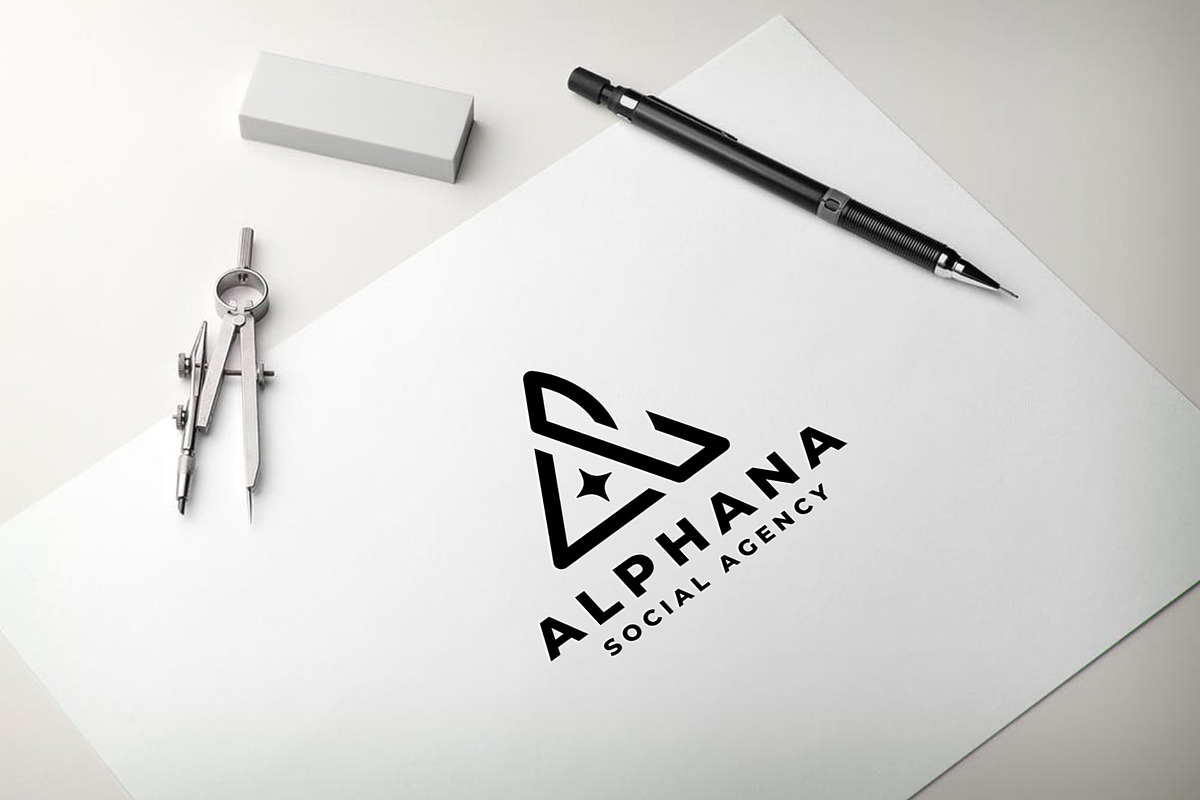 Alphana Abstract A Logo, a Branding & Logo Template by Design_Planet (Photo 3 of 3)