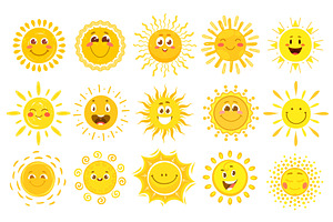 Sun Smiles, Sunshine Cute Characters