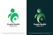 Health people logo design template, a Branding & Logo Template by Morvana Crew (Thumbnail 1 of 2)