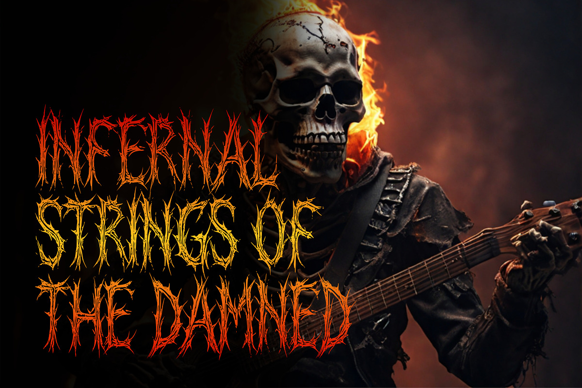 Darkon - Death Metal Font, a Blackletter Font by Sealoung (Photo 3 of 8)