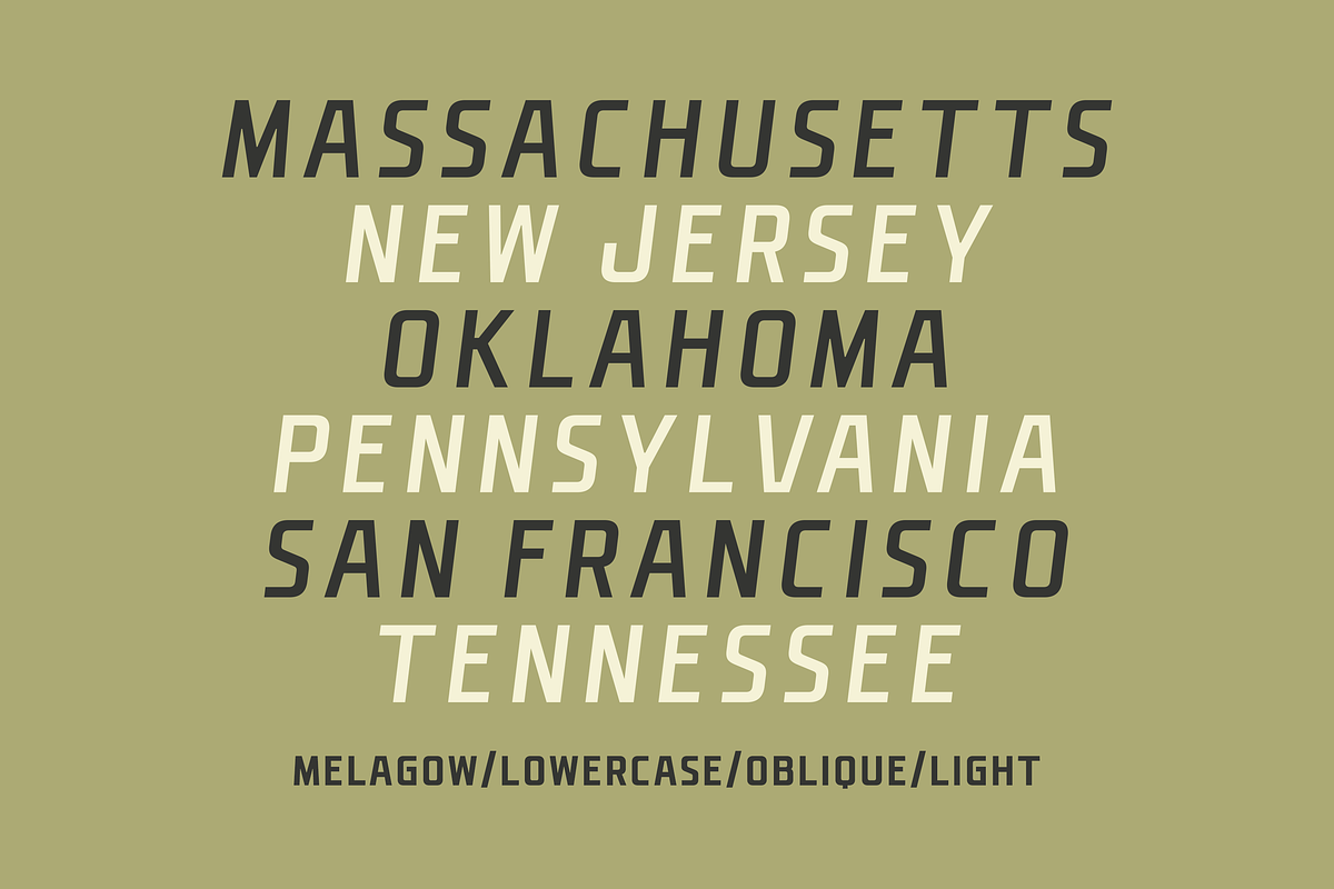 Melagow Display Variable, a Sans Serif Font by 24Design Studios (Photo 8 of 11)