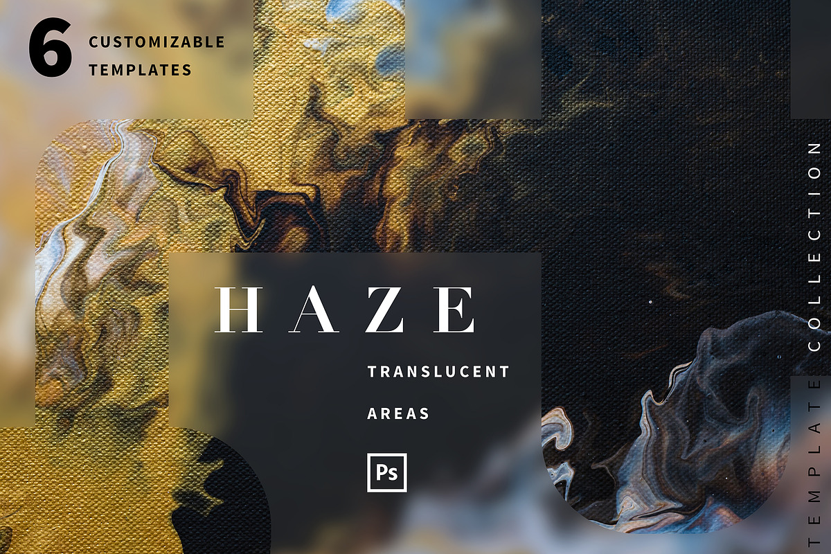 Haze Translucent Templates, a Texture Graphic by Lum3n (Photo 1 of 7)