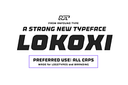 Lokoxi - Full Family, a Sans Serif Font by Anfound Type (Thumbnail 1 of 14)