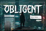 Obligent, a Symbol Font by Ditatype (Thumbnail 1 of 11)
