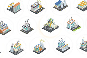 Isometric Industrial Illustrations, a Duotone Icon by Brickclay (Thumbnail 7 of 8)