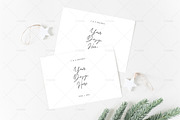 7x5 Christmas Card Mockup, P05, a Product Mockup by FOXIMIDesign (Thumbnail 1 of 5)