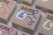 Flat Square Box MockUp, a Cups & Container Mockup by coloformia (Thumbnail 8 of 12)