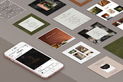 ANIMATED Holiday Instagram Posts, a Social Media Template by Ruby&Heart Studio (Thumbnail 4 of 10)