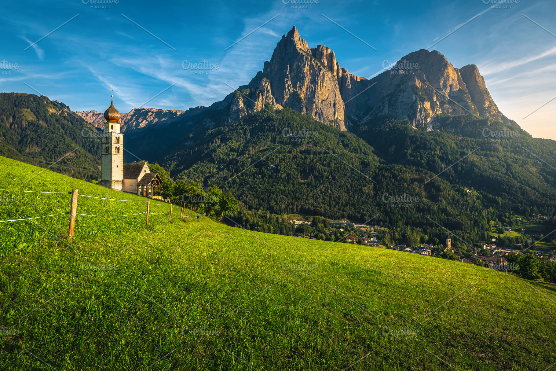 Church of St Valentin on the slope, an Architecture Photo by Alpine Dreams