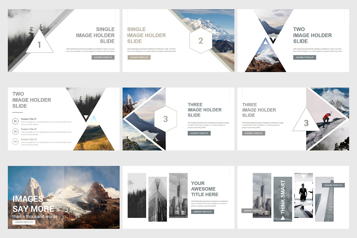 Modern Business Keynote Template, a Presentation Template by SlideSalad (Photo 6 of 16)