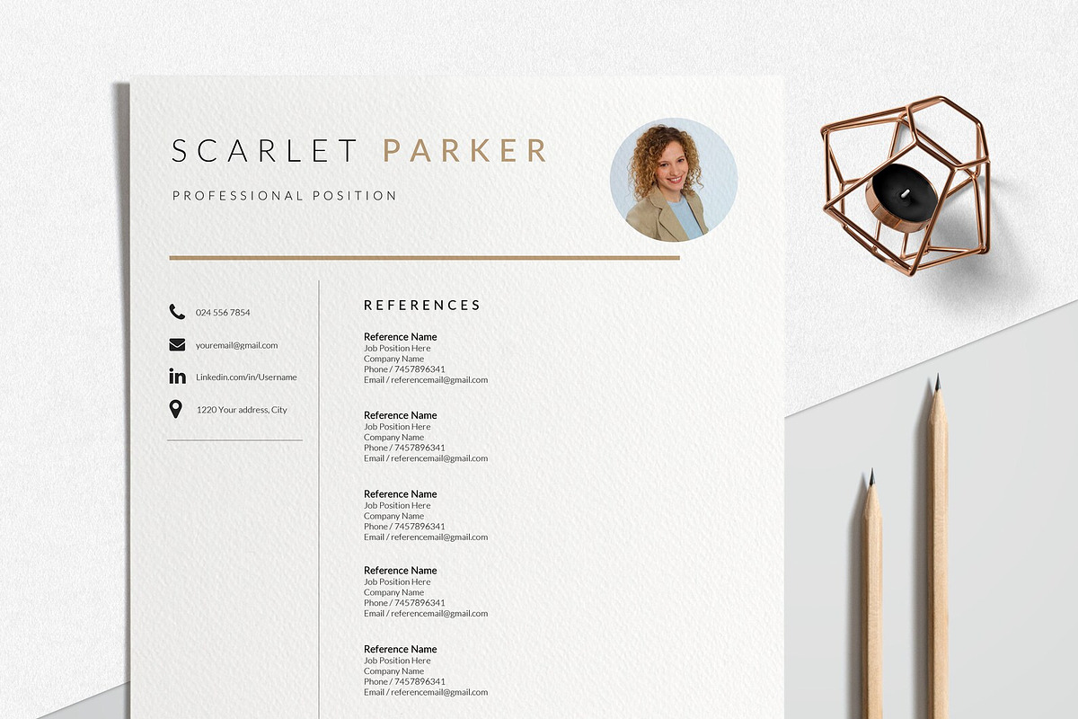Resume Template Creative, a Resume Template by LucaTheme (Photo 4 of 10)