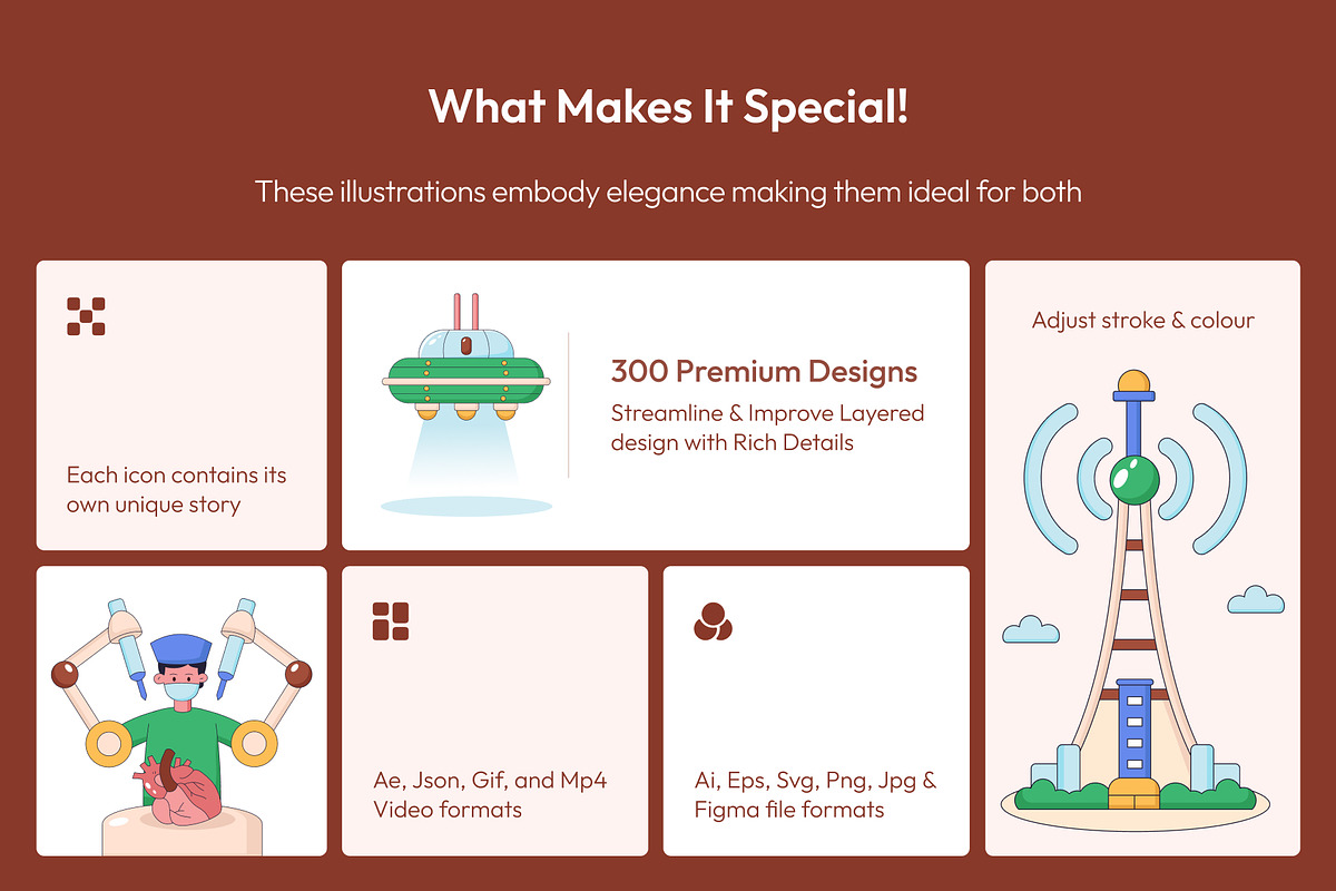 Innovation &Tech Illustration Bundle, a Technology Illustration by Creative Stall (Photo 2 of 15)