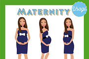 Maternity Pregnant Portrait Creator, a Person Illustration by Lauren Lesley Studio (Thumbnail 42 of 45)