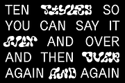 Liquid Type: Wetris Display Font, a Font by That That Creative (Thumbnail 10 of 19)