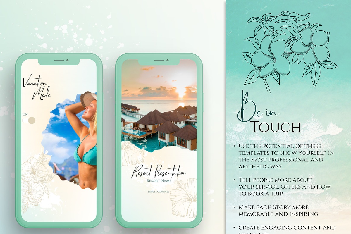 Travel Instagram Templates for Agent, a Social Media Template by Under My Cozy Roof (Photo 5 of 10)