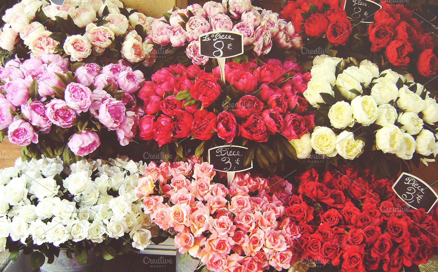 Flower Market In Nice France