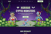 NFT Collection Landing Page template, a Landing Page Template by CodexCoder Themes (Thumbnail 1 of 7)