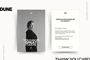 Dune Thank you card insert template, a Flyer Template by The Curatory Studio (Thumbnail 2 of 4)